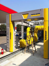China PLC TEPO-AUTO Tunnel Car Wash System Energy Saving With Air Drying supplier