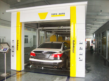 China Yellow Tunnel Car Washing Equipment Effectively , High Pressure Spray Systems supplier